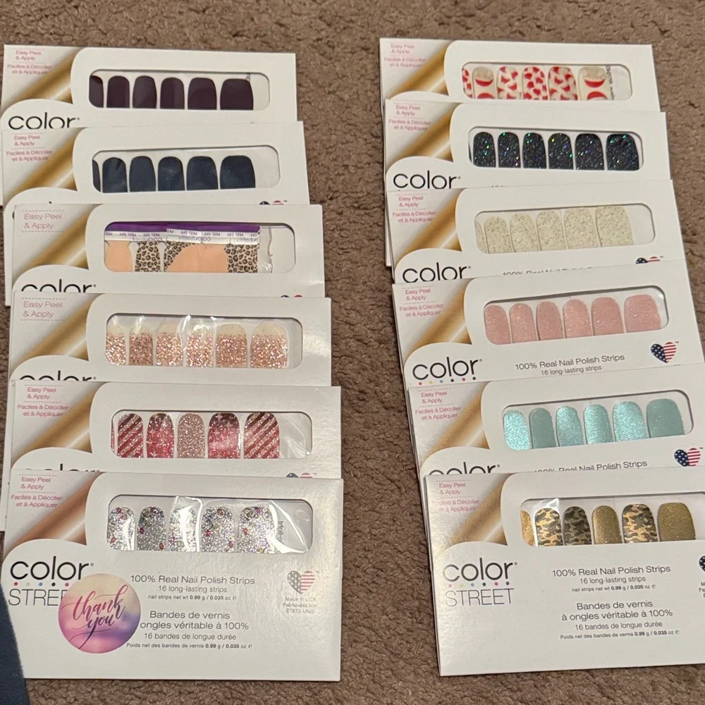 Color Street Vibrant Nail Polish Strips Collection of 43 sets - Picture 2 of 4